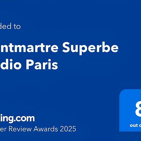 Montmartre Superbe Studio Paris Free Netflix Exteriör bild